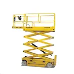 Electric scissor lift (battery, 2 WD), 8m
